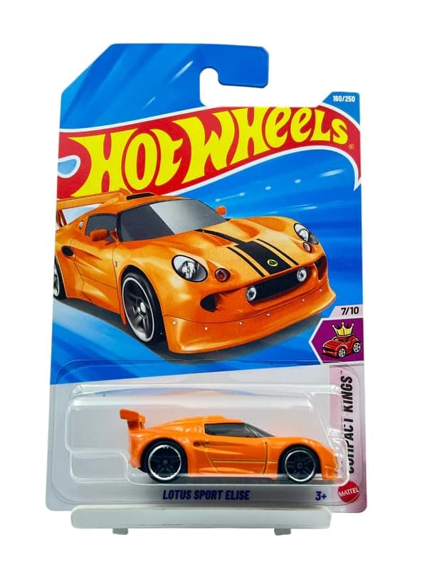 Hot Wheels Lotus Sport Elise Compact Kings Ages 3 and Up 160/250 (Orange)