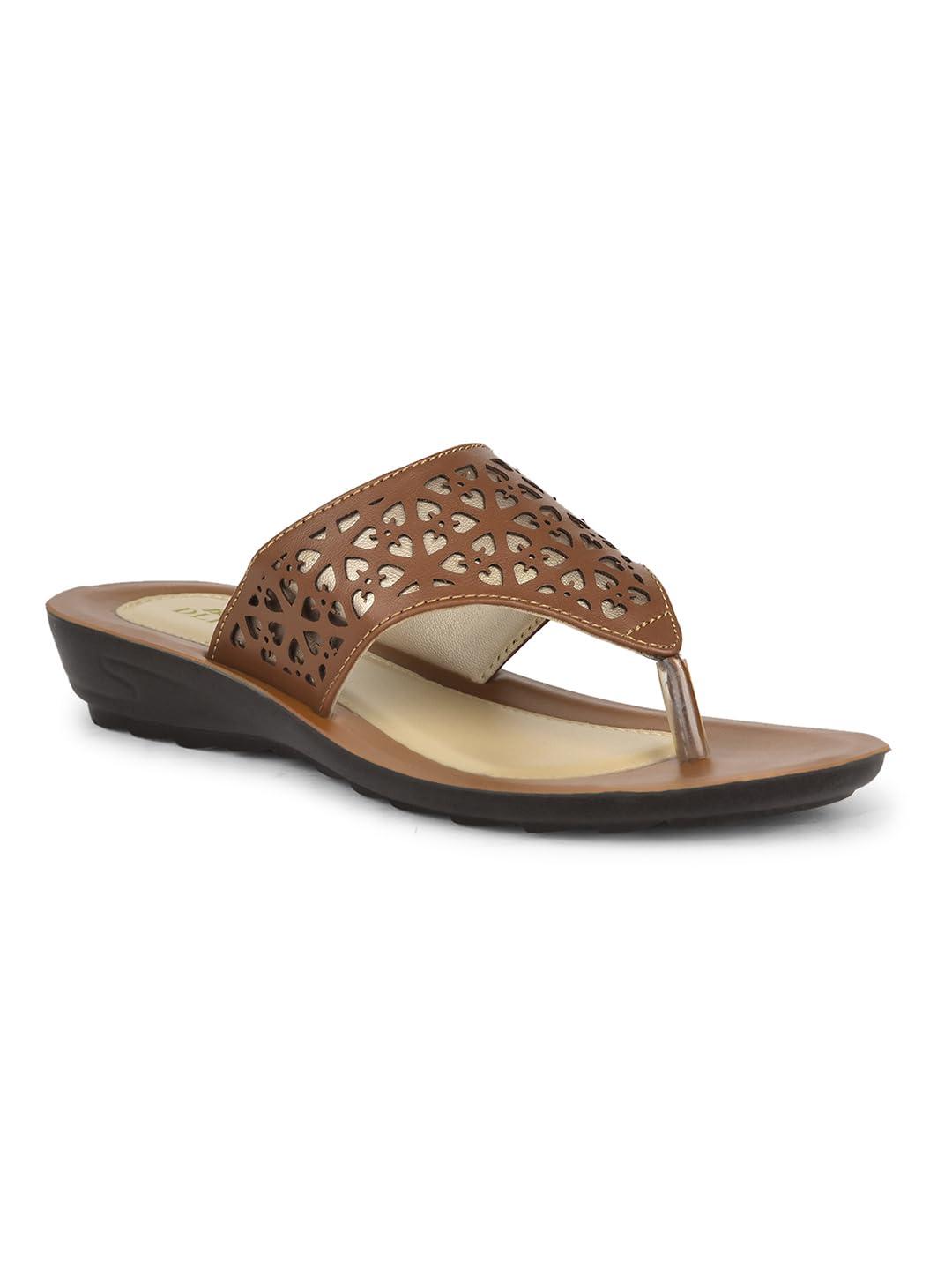 Bata Lazer Thong Rance Women's Brown Thongs - 3 UK (5714532)