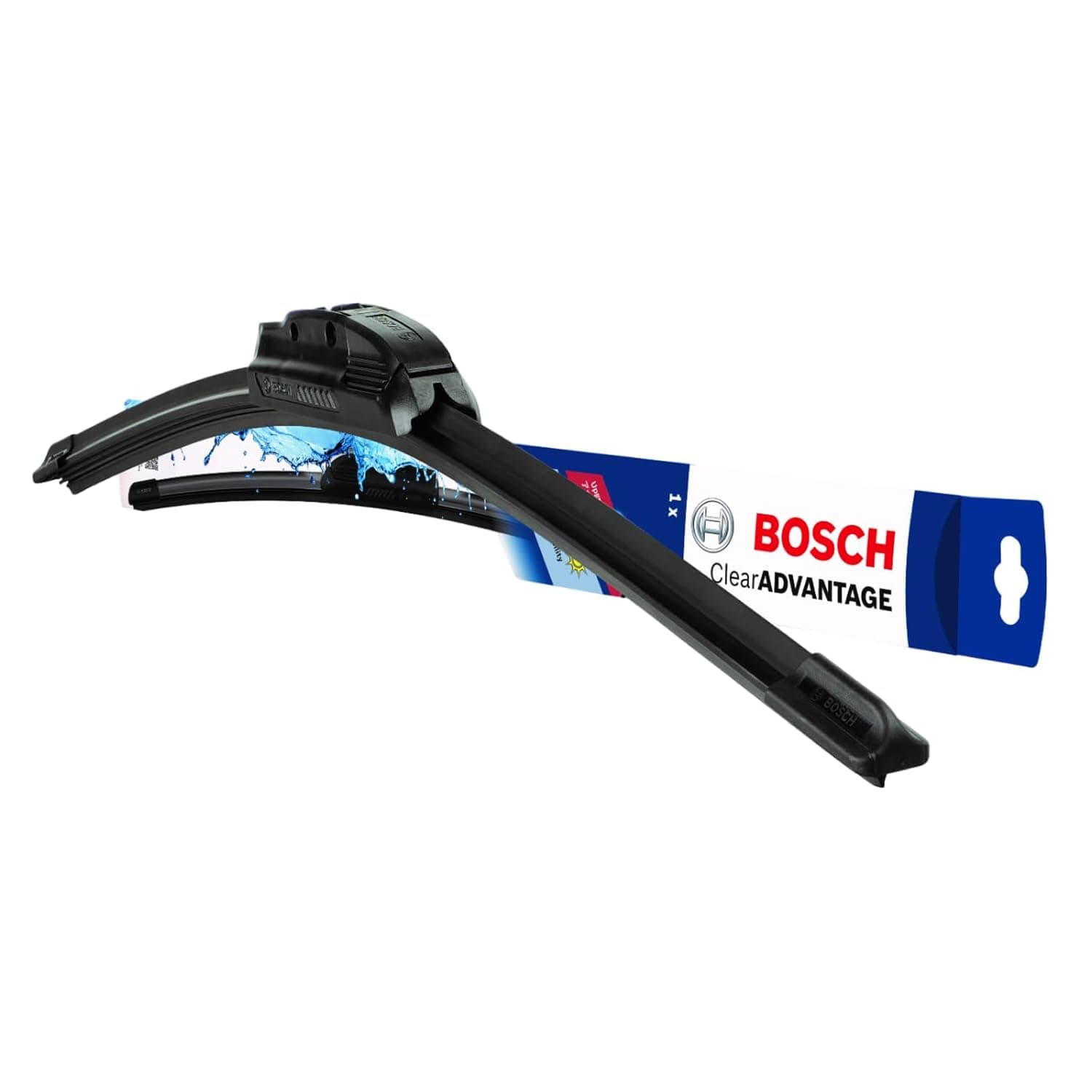 Bosch Wiper Blade 3397016578KTS CLEAR Advantage, Single, 18 Inch, Driver Side, Comes with Easy to Install Quick-clip Adapter