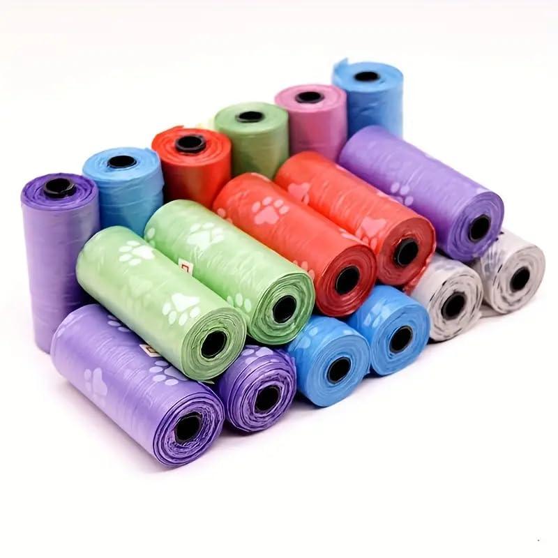 10 Rolls Baby Waste Disposable Diaper Bag Refill Rolls - 10 Refill Rolls/150 Bags, Convenient and Quick Diaper Disposal, Unscented - 15 Bags/Roll (10)