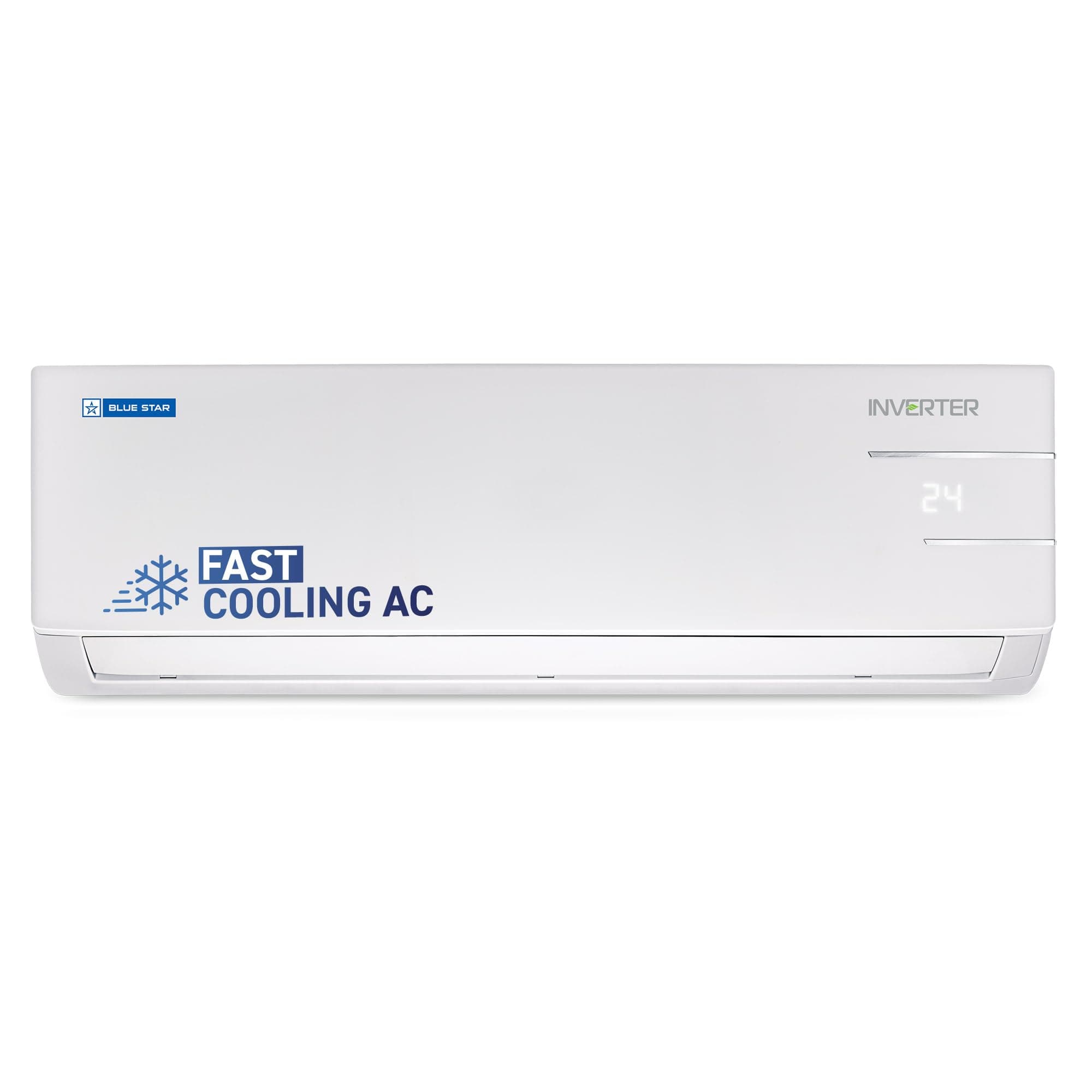 Blue Star 1 Ton 3 Star, Inverter Split AC (Copper, Convertible 5 in 1 Cooling, Multi Sensors,Blue Fins, Self Diagnosis, IE312YNU, White)