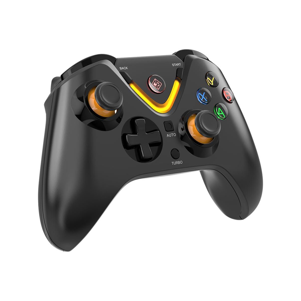 Cosmic Byte Ares Tri-Mode Wireless, Bluetooth, Wired Controller for PC – 2.4GHz, Bluetooth, USB-C Wired, Hall Effect Joysticks & Triggers, Turbo, Auto Turbo,Dual Vibration, Upgraded 1000Hz Polling, Software Support (Black)