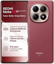 Redmi Note 15 SE 5G Smartphone, Crimson Reserve, 6GB RAM, 128GB, 5800mAh Battery, IP66 Military Grade