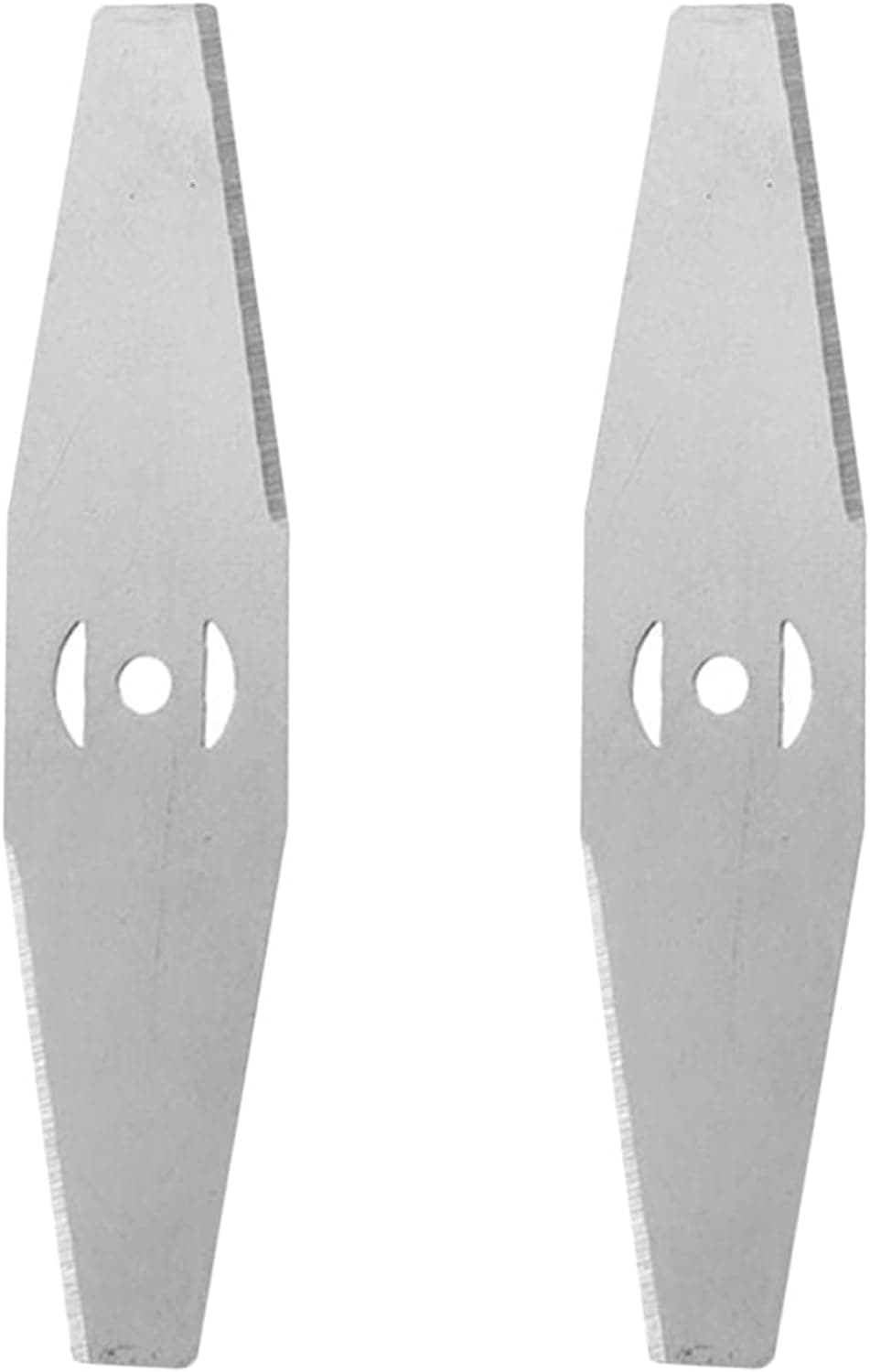 2 Pcs Heavy Duty Steel Grass Cutter Blade | 150mm Metal Trimmer Head Attachment Replacement Weed Wacker Blade with Diamond Cutting Teeth for Garden Lawn Mower & Brush Cutter (Silver)