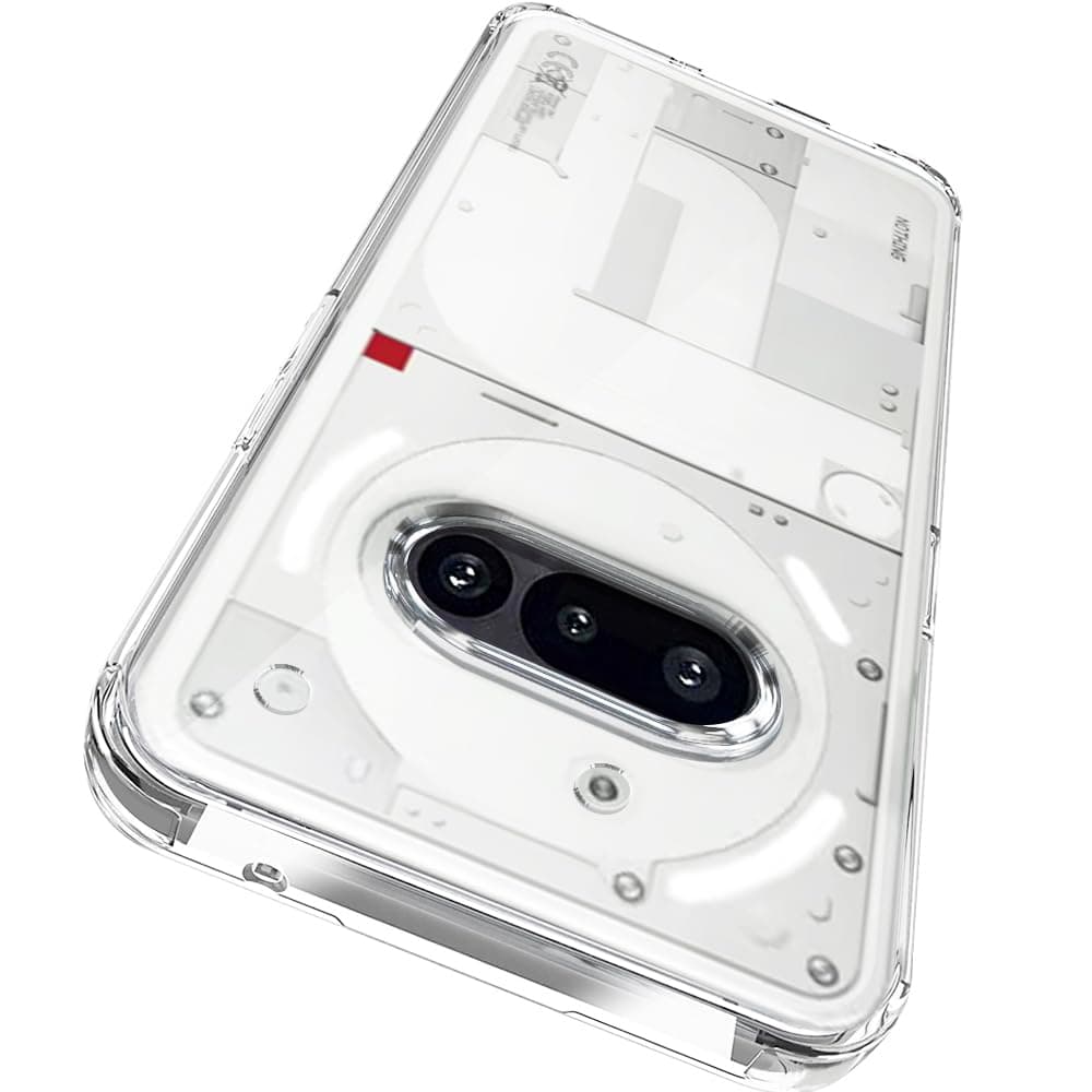 TheGiftKart Ultra-Hybrid Crystal Clear Back Case Cover for Nothing Phone 3a 5G | Shockproof Design | Hard Back Cover Case for Nothing Phone 3a 5G (PC & TPU, Transparent)