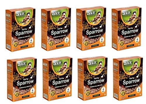 JiMMy Pet Products New Feed The Sparrow Wild Bird Food Refill Your Feeder (9.6Kg), All Life Stages