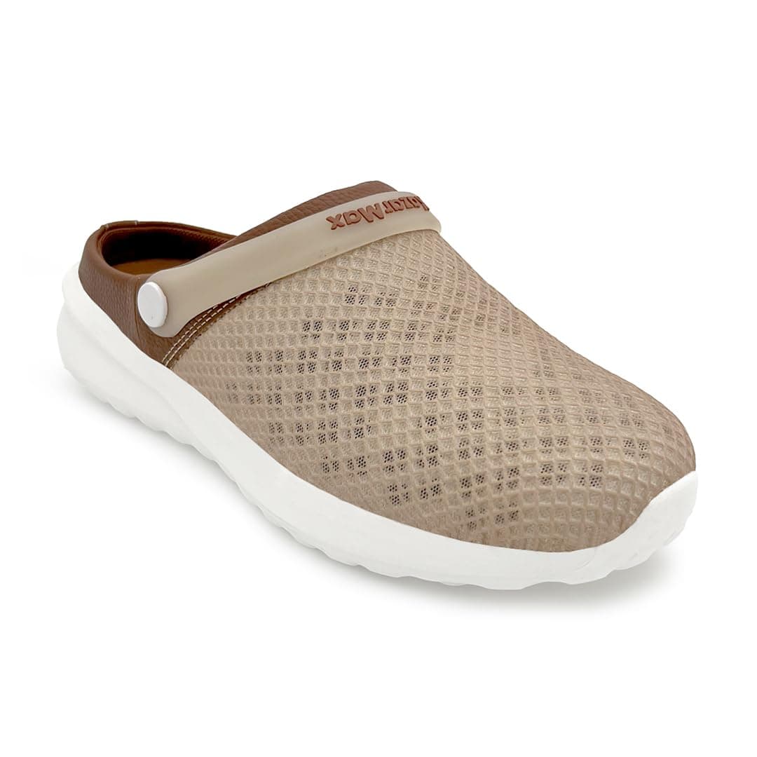 KazarMax Wanderer Beige Clogs Sandals For Men -11 UK