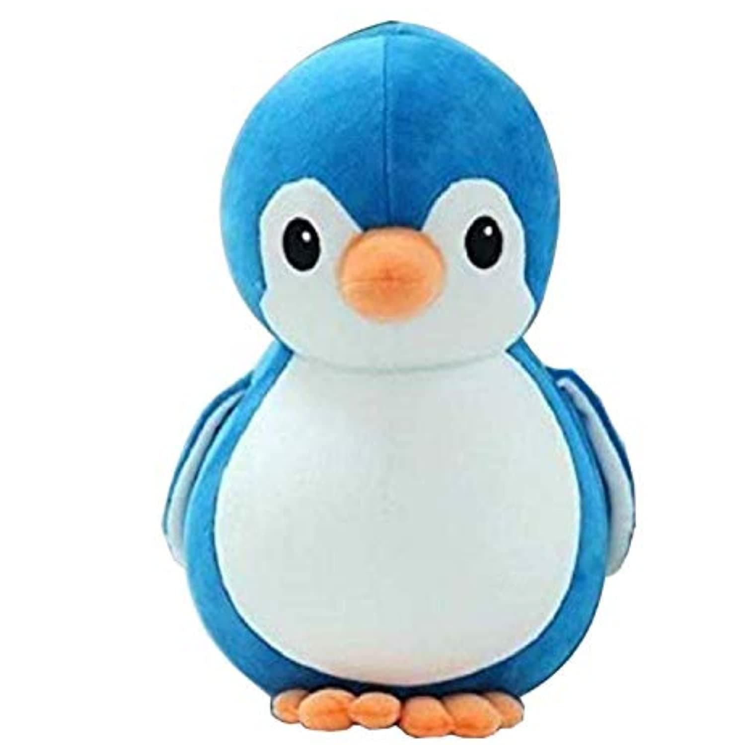 HUG 'n' FEEL SOFT TOYS – 18 cm Blue Penguin Plush Toy | Cute Stuffed Animal for Kids, Boys & Girls | Ultra Soft, Huggable & Cuddly Toy for Birthday, Baby Shower & Valentine