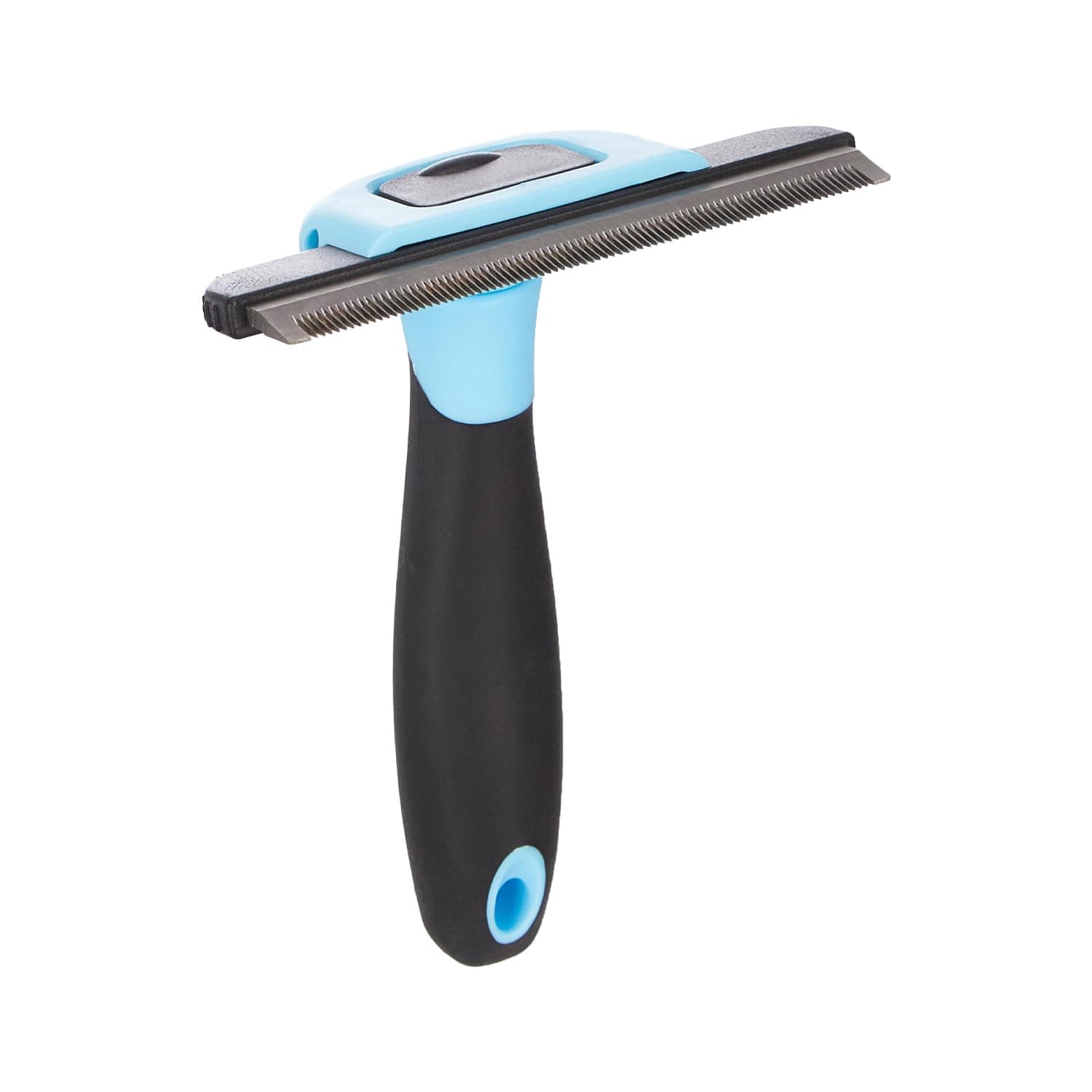 Amazon Basics Deshedding Tool for Pet Dog Grooming | Removes Loose Hair, Mats, Tangles, and Dirt | Suitable for All Dog Breeds | Large Blade
