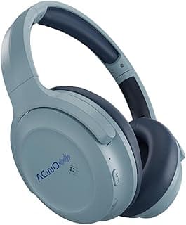 ACwO Twister 717 | Hybrid ANC up to 38dB | X- Fidelity Acoustics | Bass BooMX™ 40mm Drivers | Dual EQ Modes: Gaming & Cinematic | Up to 55 Hours Music Playtime (ANC Off) - Steel Blue