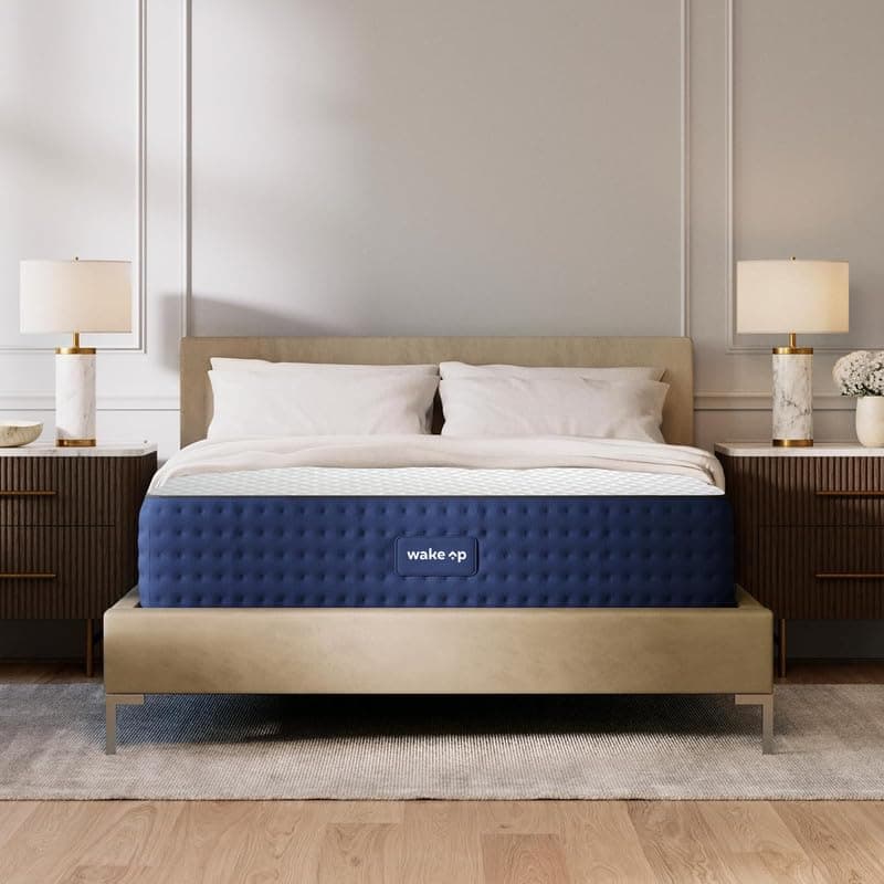 Wakeup India Virasat Dual Comfort Foam Mattress with Body Zone Technology Double Size (72x48x4 inch) in a Box,Meduim Firm, Low Motion Transfer Supports for Any Sleep Position