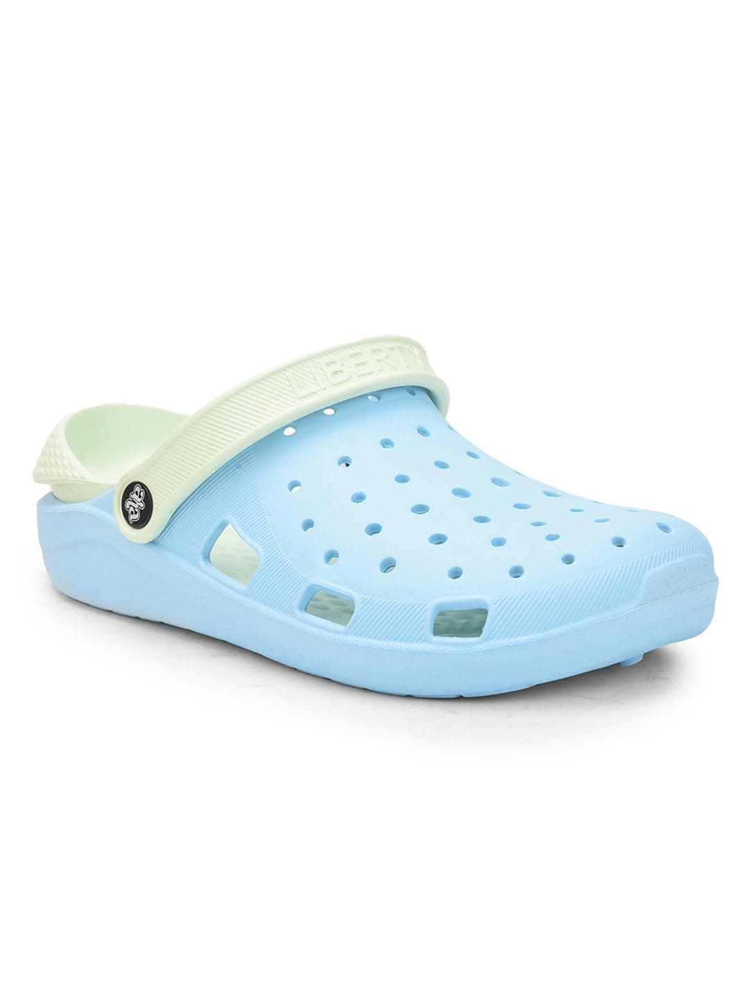 Liberty A-HA LPMXT-801 Slingback Casual Slip-On Clogs for Women with EVA Sole | Breathable & Lightweight | Soft & Comfortable Footbed | Stylish Home Footwear (S.Blue - 38 EU)