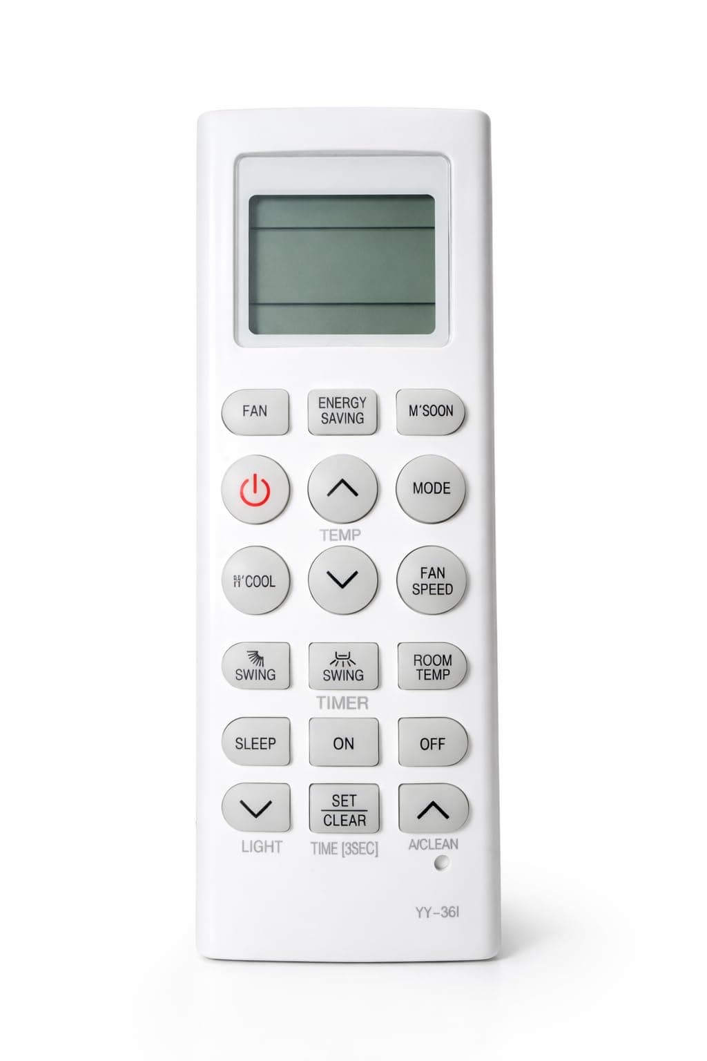 Original Universal Air Conditioner Remote Compatible for LG AC Remote Control for Window with1 1.5 2 Ton Remote Control AC-36I