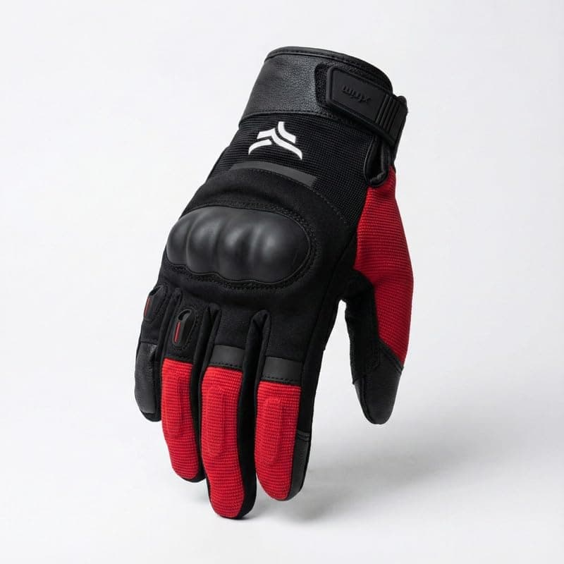 XTRIM Unisex Feral Biking Gloves, with Suede, Leather, Spandex, S