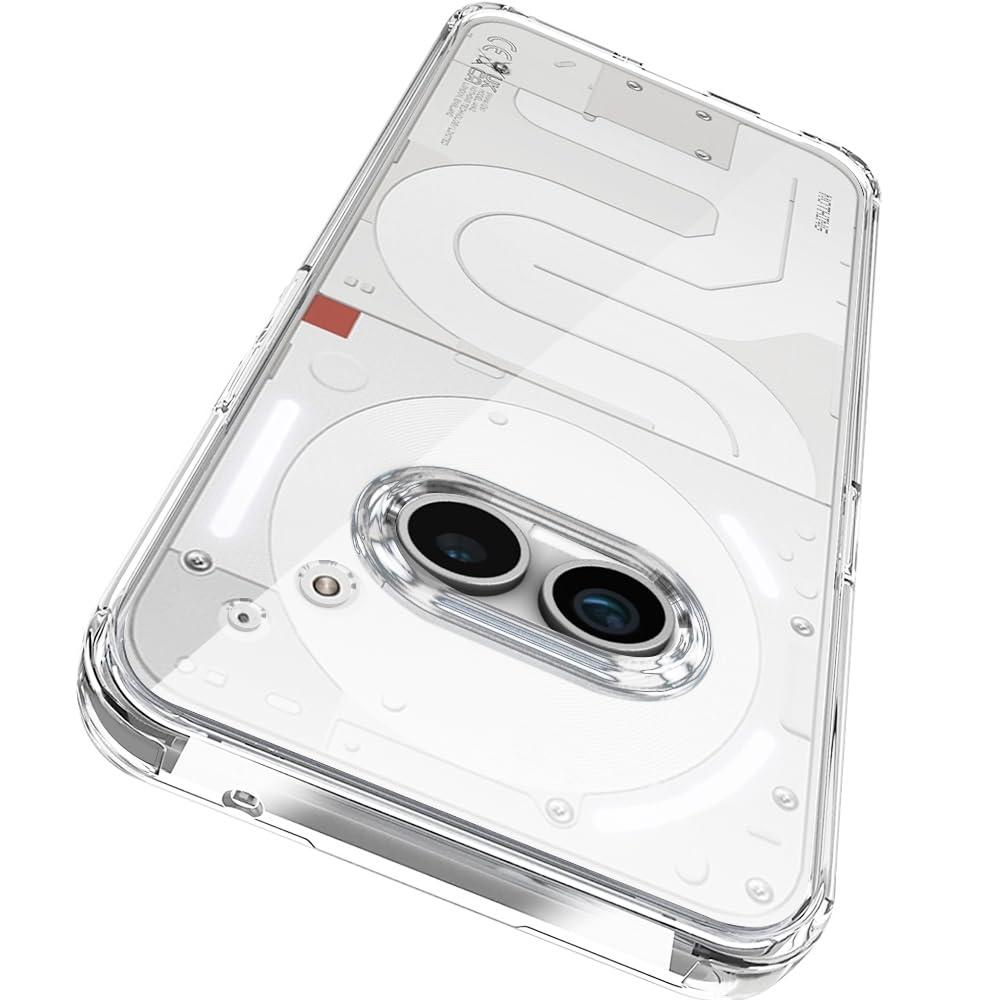 TheGiftKart Ultra-Hybrid Crystal Clear Back Case Cover for Nothing Phone 2A / 2A Plus 5G | Shockproof Design | Hard Back Cover Case for Nothing Phone 2A / 2A Plus 5G (PC & TPU, Transparent)