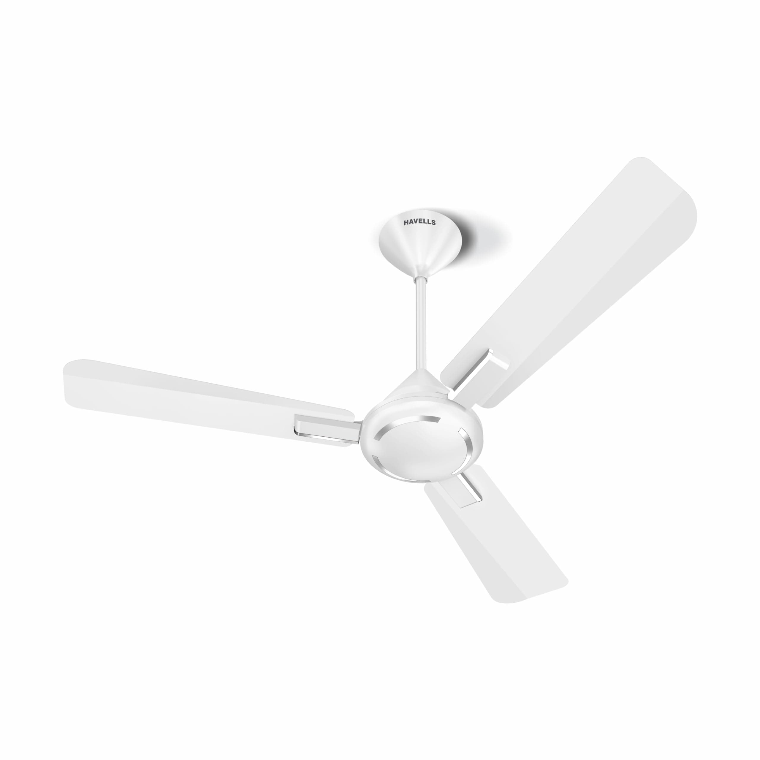 Havells 1200mm Ambrose Energy Saving High Speed Ceiling Fan|Premium Finish, Deco.Fan, Elegant Looks, High Air Delivery| 2 Yr Warranty by Brand | (Pack of 1, Chrome)
