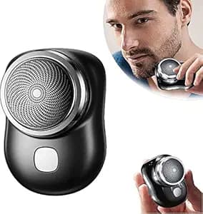 Electric Razor For Men, 2026 Mini-Shave Portable Foil Shaver, Pocket Size Portable Shaver Wet Dry Mens Beard Shavers, Usb Rechargeable Razor Easy One-Button Use For Home,Car,Travel