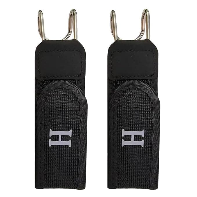 Buckleless Belt Hook Tactical Metal Hook Elastic Belt Unisex Buckle-Less Invisible Waist Belts for Work & Edc (1 PAIR)