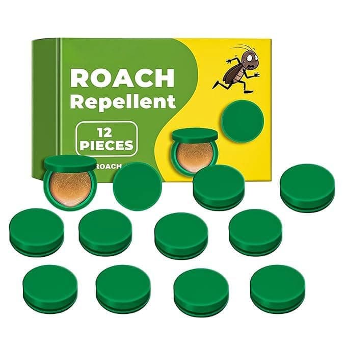 (Pack of 12) Natural Cockroach Killer for Kitchens Bathrooms and Cabinets Cockroach Killer Gel Roach Repellent for Cockroach for Indoor Cockroach Control Insect Control
