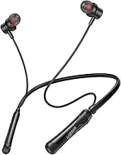 ORBAN AN4 Bluetooth 5.4 Neckband Wireless Earphones (Black) | 10mm Drivers, 3D Surround Sound, 40H Playback | Type-C Fast Charging, Deep Bass & HD Calling Neckband
