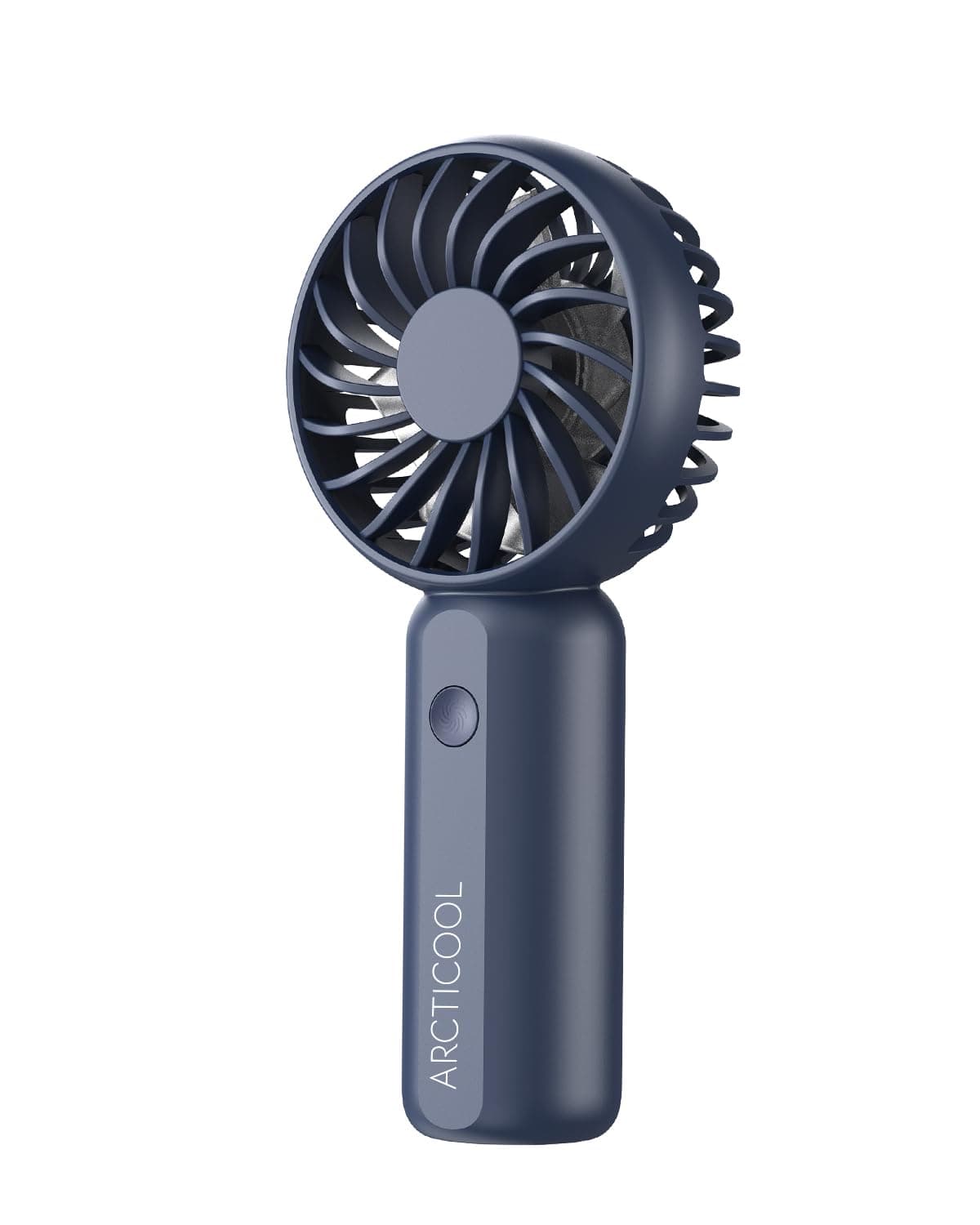 ARCTICOOL Portable Mini Fan - Rechargeable Hand Fan with 3 Adjustable Speeds, 2000mAh Battery, Lightweight Design, Low Noise, and Easy Portability for Indoor and Outdoor Use (Blue)