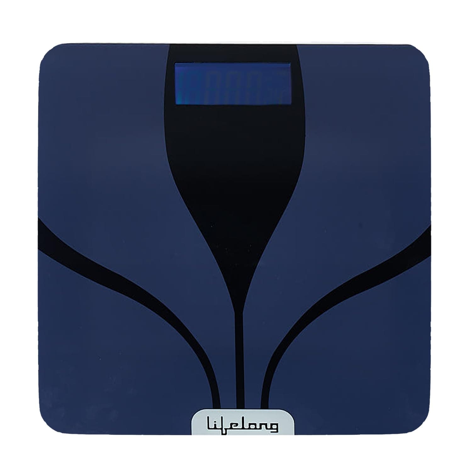 Lifelong LLWS27 Digital Weighing Scale|Glass Weighing Scale Machine|Electronic Bathroom Scales & Weight Machine for Home & Human Balance Battery included (Blue)