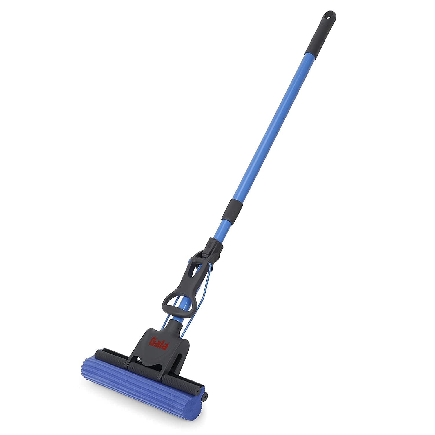 Gala PVA Sponge Squeeze Mop – Built-In Squeegee, Super Absorbent Roller, Telescopic Handle for Kitchen, Bathroom & Floor Cleaning