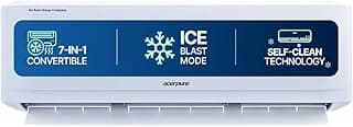 Acerpure Chill Neo1.5 Ton 3 star, New star rated, Split AC(4800W AC5IPG61.5TN3W48W 7 in 1 Convertible, Ice Blast Mode, 4 way swing, Cooling @ 58 degree, White)