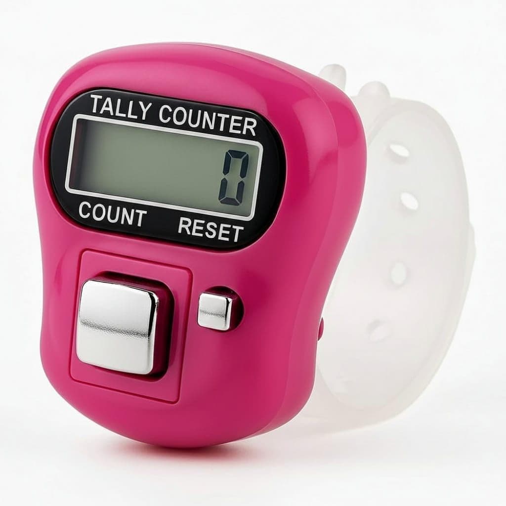 EDNITA Tally Counter for Chanting Mantra | Counter mala jaap | naam jap Counter | jaap Counter | Random Color | japa Counter (Pack of-1)