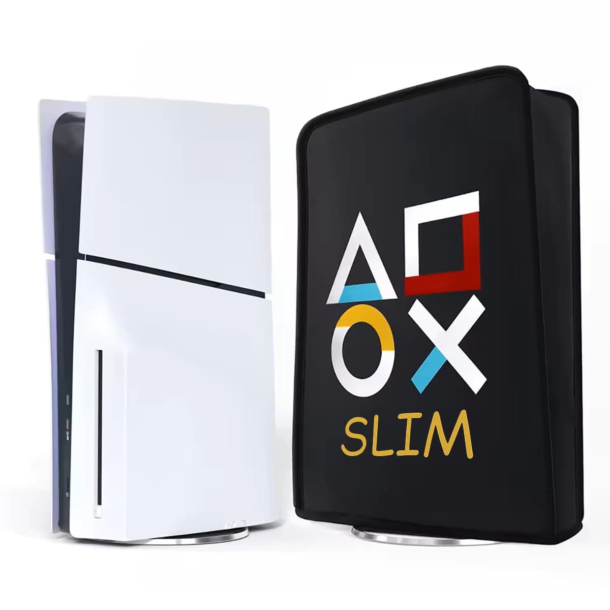 OIVO INDIA Dust Protective Cover for PS5 Slim Console Accessories Case , Anti Scratch Waterproof Sleeve Compatible for Sony PlayStation 5 Slim Digital & Disc Edition (PS5 Slim Model ONLY)