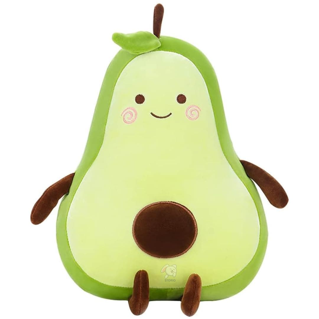Storio Toy Plushie Soft Toys for Kids | Plush Soft Toys for Baby Boys and Girls Kids - Avacado Soft Toy | Best Valentine Gift