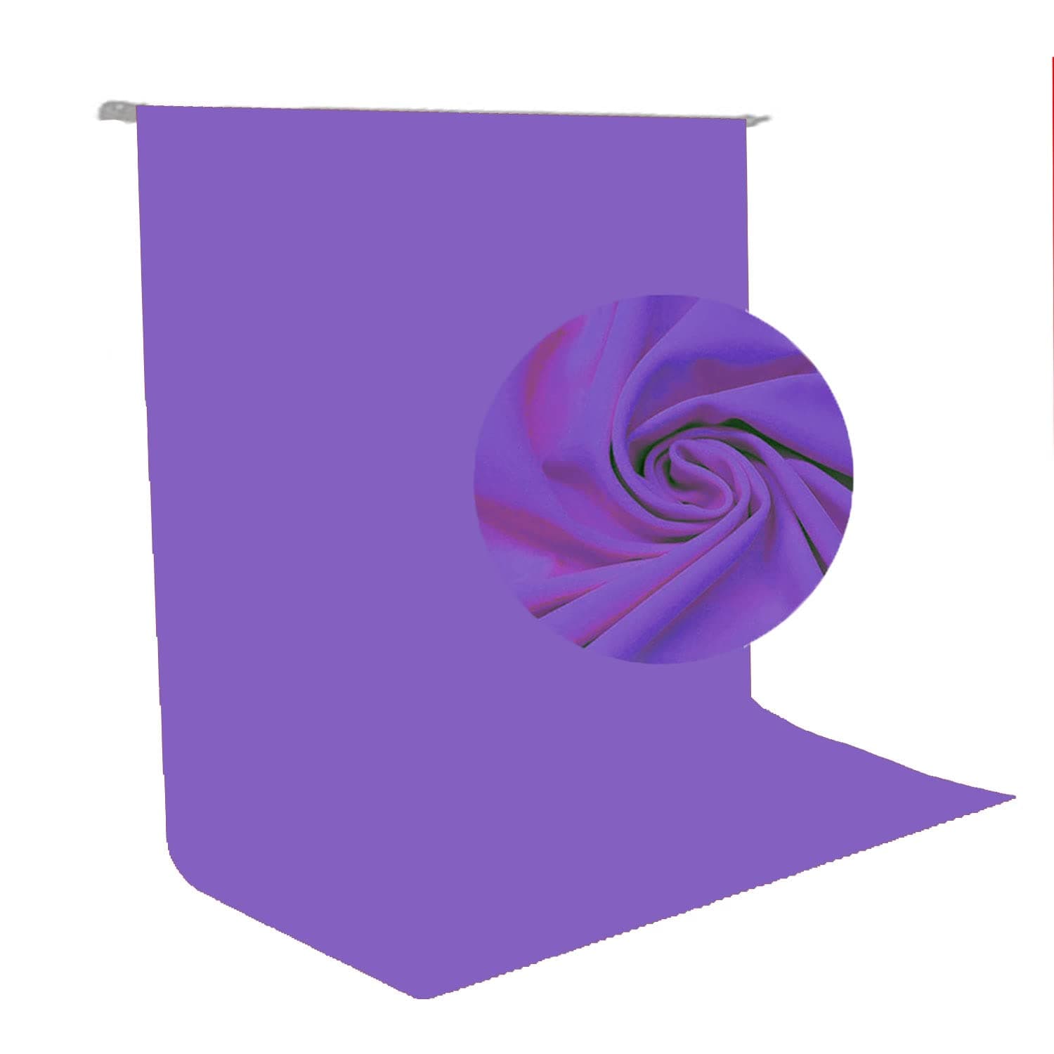 HIFFIN Purple 6X9FT Professional Backdrop for Background Photography Background Stand for Photo Light Studio Accurate Size 6x9ft