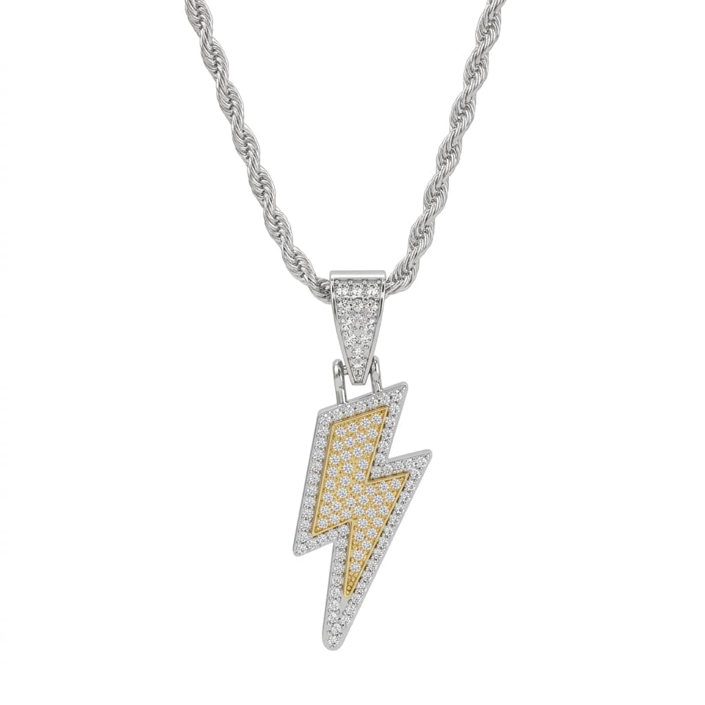 SALTY ALPHA Anti Tarnish Stainless Steel Electrostorm Shimmer Locket Neck Chain for Men | Stylish Pendant Necklace | Jewellery Accessories for Boys | Minimal Jewelry | Gifts for Boyfriend & Husband | Marriage, Birthday | Gift for Valentine Day