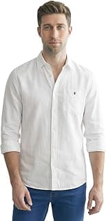 Louis Philippe Men's Cotton Slim Fit Over Dyed Color Depth Comfortable and Durable Soft Handfeel Full Sleeve Solid Casual Shirt