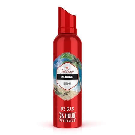 Old Spice Nomad No Gas 24 hour Long Lasting Freshness Deodorant Perfume Body Spray For Men, 140ml