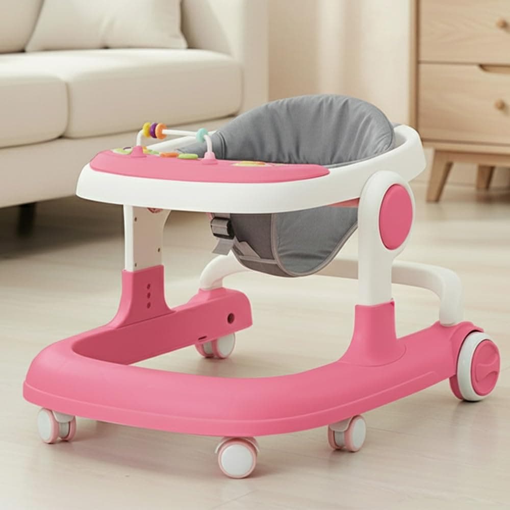 StarAndDaisy Baby Walker/Multipurpose Push Walker for 0-24 Months (Toodle-Pink)