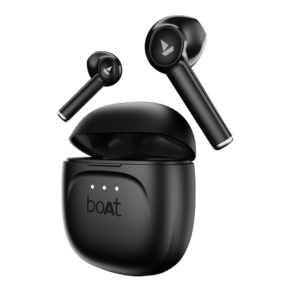 boAt Airdopes 131 Gen 2, 13mm Drivers, 70H Battery, ENx Tech, Beast Mode 45 ms Low Latency, ASAP Charge, Bluetooth Earbuds, TWS Ear Buds Wireless Earphones with mic (Carbon Black)