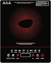 Pigeon By Stovekraft ABS Plastic Acer Plus Induction Cooktop 1800 Watts With Feather Touch Control - Black