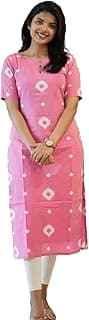 Sun Fashion And Lifestyle Women's Pv Cotton Stitched Printed Kurti