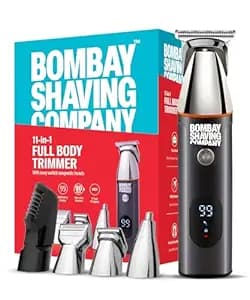 Bombay Shaving Company 11-in-1 All-in-One Trimmer for Men All in One | Beard Trimmer for Man | Hair Trimmer for Man | Body Trimmer for Man | Cordless, Type C, IPX6, 90 Min | Trimmer Men Beard