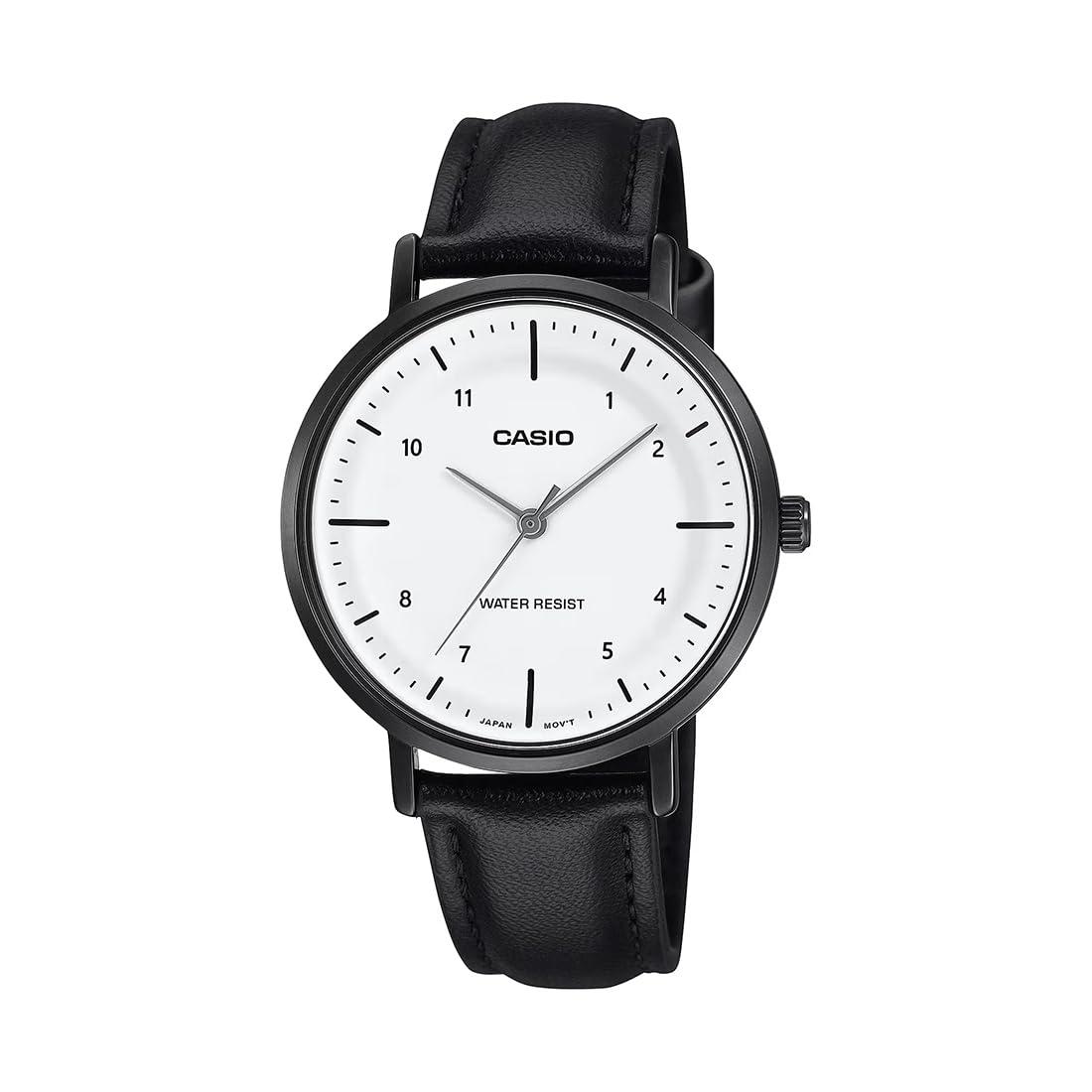 Casio Ladies LTP-VT03BL-7BDF Analog White Dial Women (A2427)