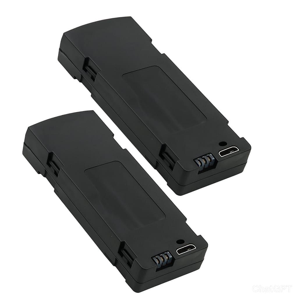 Drone-Battery-Thermal-Insulation-RC-UAV-Battery-Plug-and-Play-3.7V-1800mAh-Battery-E88-E88pro-all-2PCS