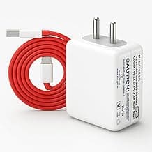 SB 80W SuperVOOC Fast Charger with USB to Type C Cable | 7.3A Mobile Charger Adapter | Supports VOOC, Warp, Dash, Dart & Super Fast Charging | Compatible for OnePlus, Realme, Oppo Smartphonesr