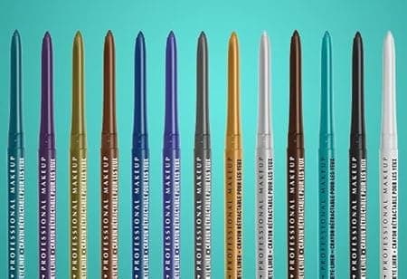 My Colors Waterproof Kohl & Kajal Auto Eye Liner Pencil,Navy Blue, Semi-Matte Finish, 0.32g
