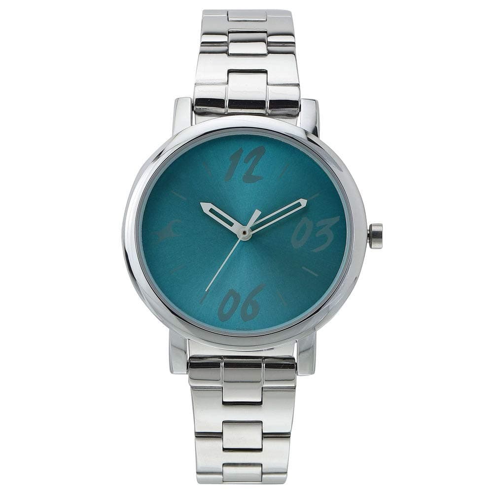 Fastrack Tropical Waters Analog Green Dial Women's Watch-NM68010SM07