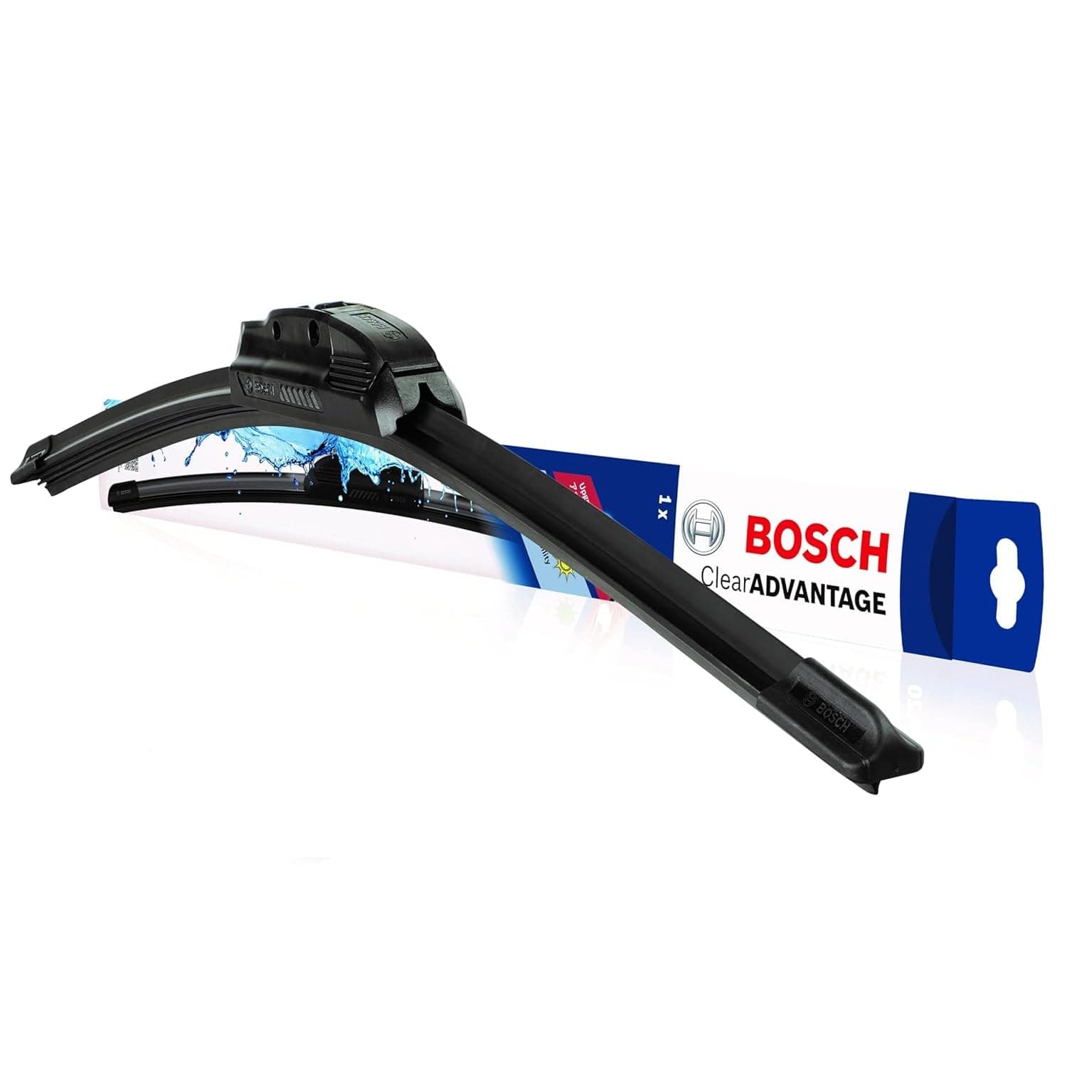 Bosch Wiper Blade 3397016576KTS CLEAR Advantage, Single, 16 Inch, Driver Side, Comes with Easy to Install Quick-clip Adapter