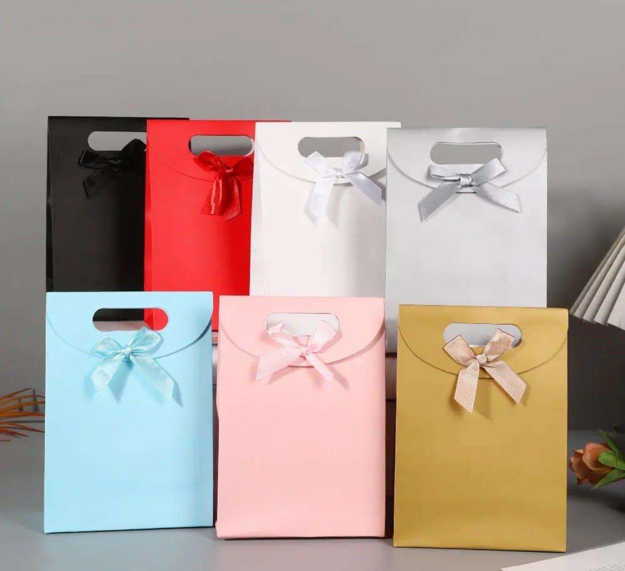 VRB Dec 12pcs Small Brown Folding Gift Boxes for Packaging/Gift Boxes for Gifting,hamper boxes for gift empty,gift hamper box for gifting,return Gifting,Chocolates, Dry Fruits, Wedding & Pooja Gifts. (12 Pcs Colorful Handle Box)