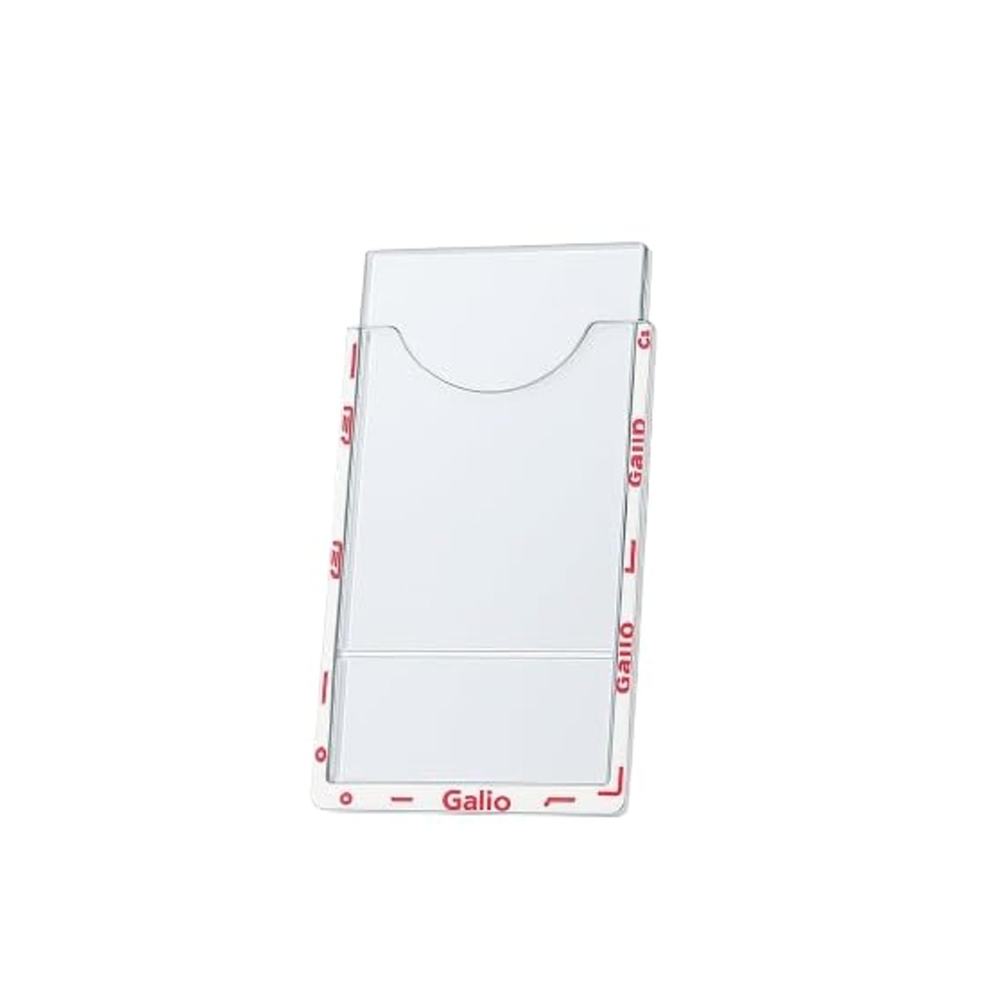 VADDA Men Glass Card Holder for Car Card Cover Windshield and All 4 Wheelers, Durable,Double Side Tape, White