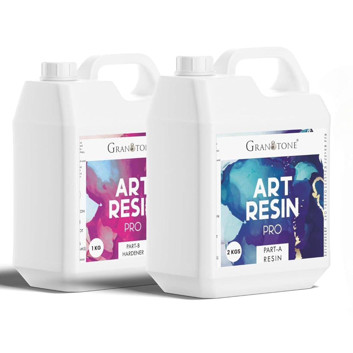 GRANOTONE Crystal Clear 2:1 Epoxy Resin Art Kit 3kg