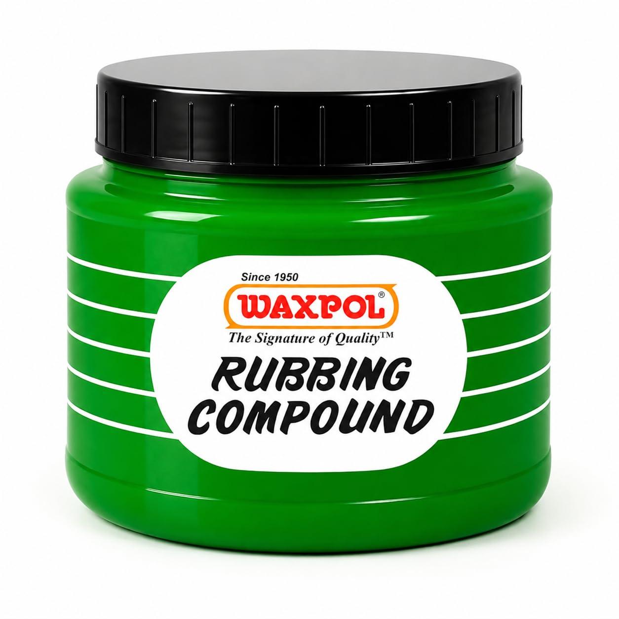 Waxpol Rubbing Compound Green 500 g For Deep Scratches, Sandpaper Marks, Swirls & Hologram